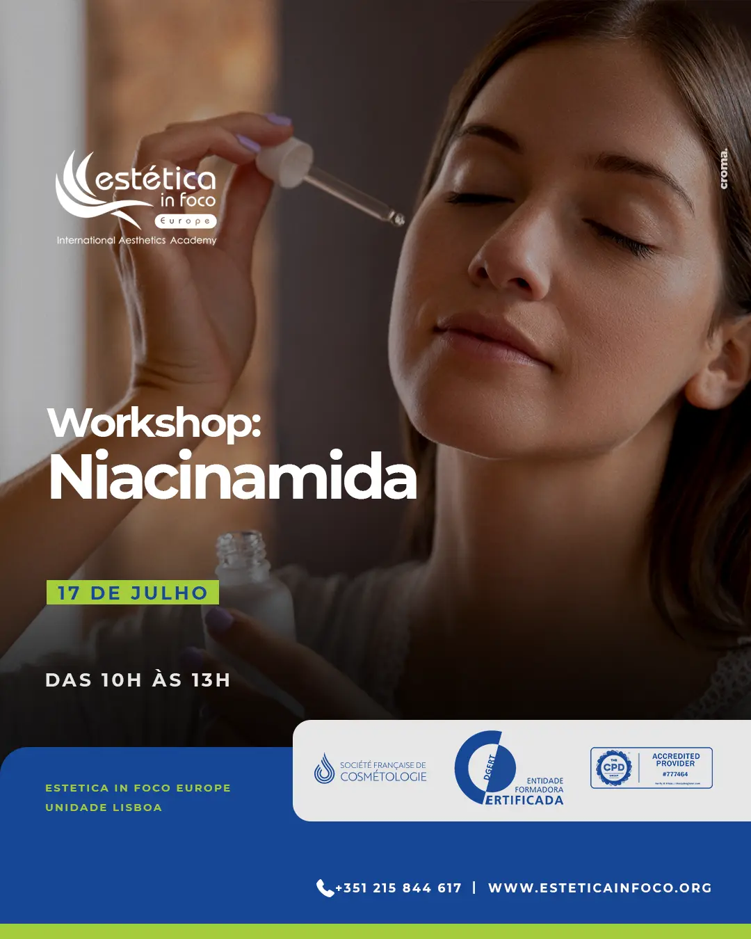 Workshop Niacinamida – Porto – 24 Julho